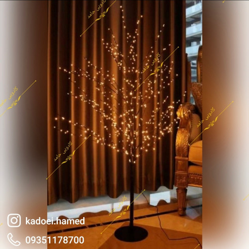 دکوری چراغ دار طرح درخت