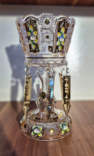 شمعدان لاله جفتی طلاکوب